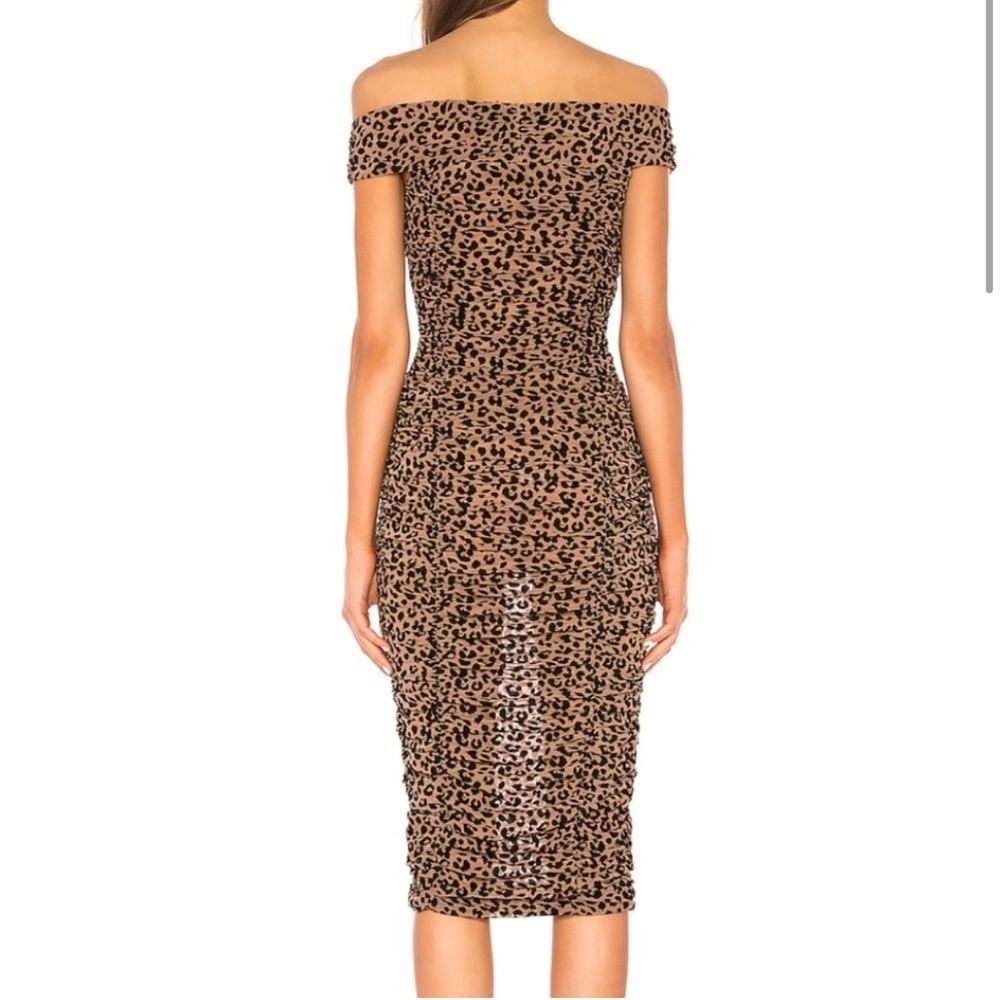 MAJORELLE Leopard Print Midi Dress - Picture 2 of 11